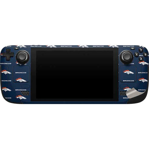 NFL Denver Broncos Blitz Series Steam Deck Handheld Gaming Computer Skin